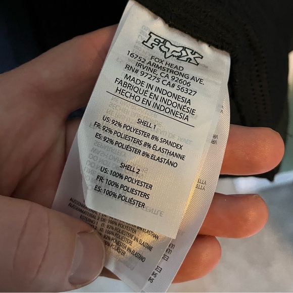 Mens Fox Racing Ranger Windbloc Fire Jacket with Polartec NWT Size Large - Picture 12 of 13